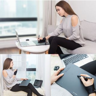 Bảng Vẽ Điện Tử XP-Pen Deco 01 6x10 Inch Lực Nhấn 8192 Cảm Biến 2018 Tặng Găng Tay Họa Sĩ