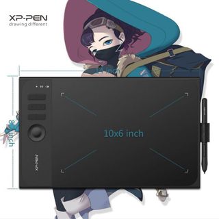 Bảng Vẽ Điện Tử XP-Pen Star 06 Wireless 10x6 inch Phím Xoay Dial Lực Nhấn 8192 Bút Stylus Không Sạc Tặng Găng Tay Họa Sĩ