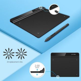 Bảng Vẽ Điện Tử XP-Pen Star G640 Siêu Mỏng Bút Không Pin Lực Nhấn 8192 Kèm 20 Ngòi Dự Phòng