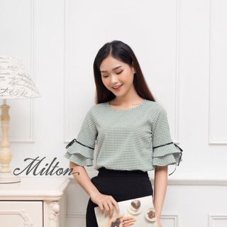 Áo nữ sơ mi tay xoè s m l giá sỉ