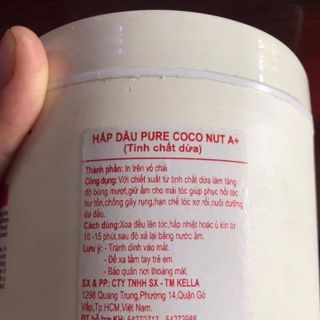 HẤP DẦU KELLA TINH CHẤT DỪA500ML