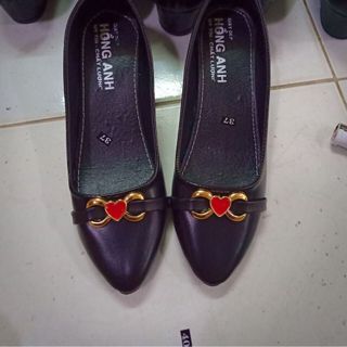 Giày búp bê nơ tim KL