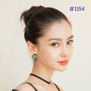 ah1154 -Bông tai pha lê xanh