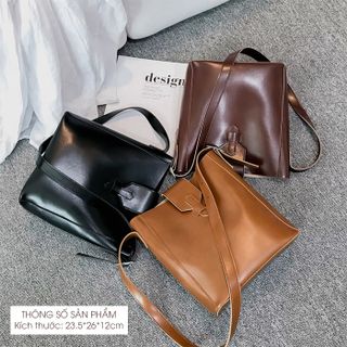 Túi Đeo Chéo Dáng Đứng Da Mềm Giá Tốt D9706