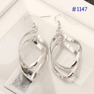 ah1147 Bông tai xoắn sóng Hàn Quốc