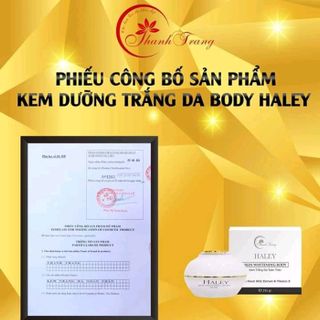 kem dưỡng trắng da body Haley giá sỉ