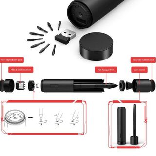 Bảng Vẽ Điện Tử XP-Pen Deco 03 10x6inch Wireless Lực Nhấn 8192 Nút Xoay Dial Bề Mặt Chống Xước Tặng Găng Tay Họa Sĩ