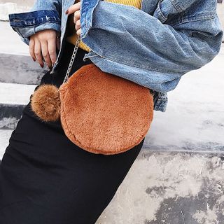 Túi Xách Nữ Lông Chồn Mềm Mịn Cá Tính D9713