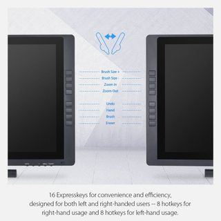 Bảng Vẽ Màn Hình XP-Pen Artist 22E Pro 215inch FullHD 167 Triệu Màu 16 Express Keys Lực Nhấn 8192 -