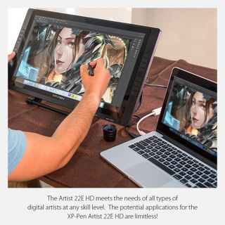 Bảng Vẽ Màn Hình XP-Pen Artist 22E Pro 215inch FullHD 167 Triệu Màu 16 Express Keys Lực Nhấn 8192 -