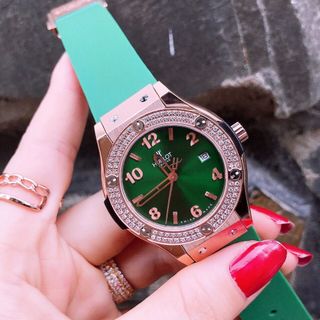 Đồng hồ huplotw nữ limegreen