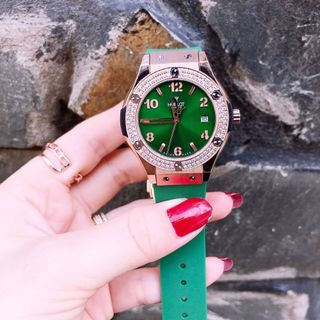 Đồng hồ huplotw nữ limegreen