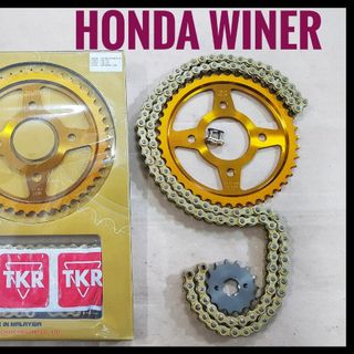 Nhông sên đĩa xe máy hiệu TKR dùng cho xe HONDA WINNER 150cc