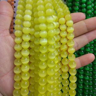 Dây hạt đá mắt mèo - đủ 7 màu - hạt vòng tay phong thủy