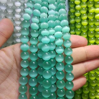 Dây hạt đá mắt mèo - đủ 7 màu - hạt vòng tay phong thủy