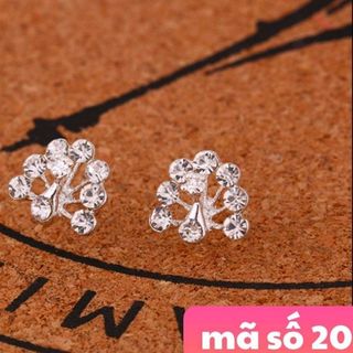 Bông tai mẫu y hình chốt Bông tai cũng bằng kim loại giá sỉ 8k