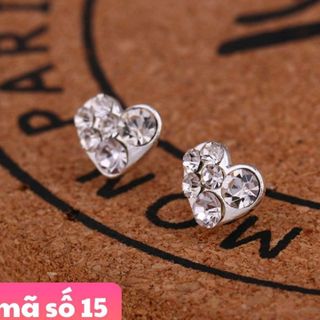 Bông tai mẫu y hình chốt Bông tai cũng bằng kim loại giá sỉ 8k