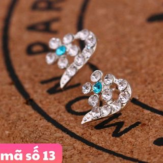 Bông tai mẫu y hình chốt Bông tai cũng bằng kim loại giá sỉ 8k