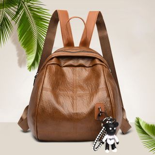 Balo túi xách Nữ Chất Da Mềm Balo Nhỏ Vừa D8013