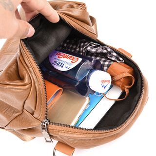 Balo túi xách Nữ Chất Da Mềm Balo Nhỏ Vừa D8013