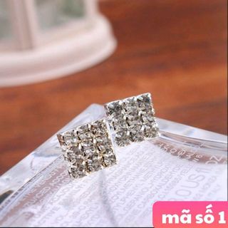 Bông tai mẫu y hình chốt Bông tai cũng bằng kim loại giá sỉ 8k