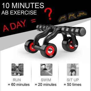 Con lăn 3 bánh tập cơ bụng cỡ lớn - SLIMEcam kết giá sỉ