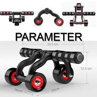 Con lăn 3 bánh tập cơ bụng cỡ lớn - SLIMEcam kết