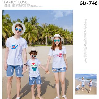 ÁO THUN GIA ĐÌNH DU LỊCH BIỂN MÙA HÈ