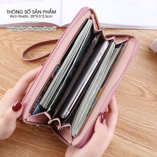 Ví Nữ Dáng Dài Phong Cách Hàn Quốc D8263