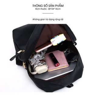 Balo Nữ Chất Vải Dù Chống Thấm Tốt D1303