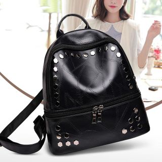 Balo Nữ Viền Đinh Tán Da Mềm D1283