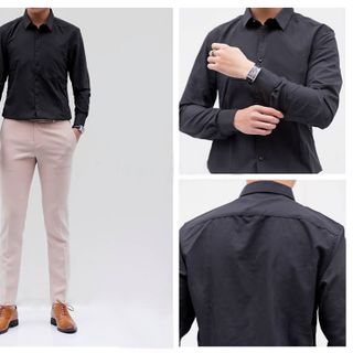 Sơ mi lụa trơn nam từ 6x