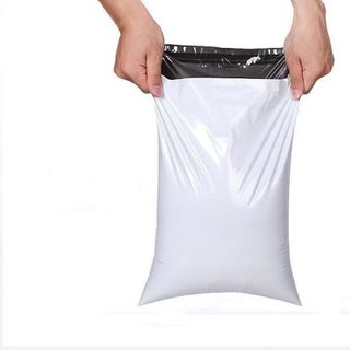 Đen 17x30cm Túi nilon PE gói hàng siêu daiCUỘN/100 cái