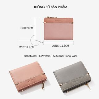 Ví nữ mini kiểu dáng mới trẻ trung D8267