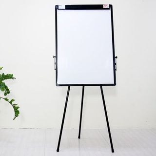 Bảng kẹp giấy viết bút lông Flipchart silicon -33 KT 70x100cm ba chân rút