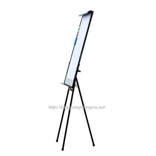 Bảng kẹp giấy viết bút lông Flipchart silicon -33 KT 70x100cm ba chân rút