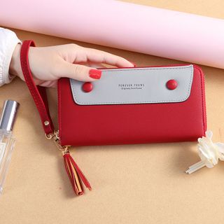 Ví Nữ Dài Cầm Tay Nhiều Ngăn Nhỏ Gọn Tiện Dụng Phong Cách Thời Trang Hàn Quốc D8262