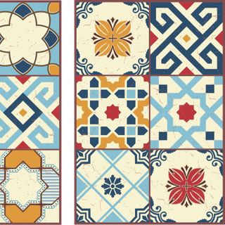 Combo Decan gạch bông 25 tấm ô 20x20cm
