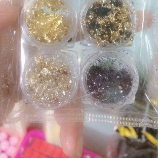 Set nhũ nail Hàn Quốc 6 ô
