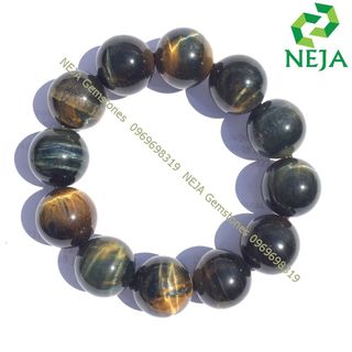 Bán buôn vòng tay đá mắt hổ xanh đen giá rẻ tại TPHCM và toàn quốc