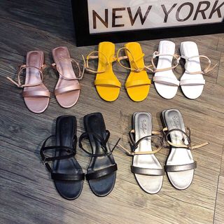 Giày sandal nữ da