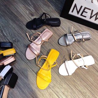 Giày sandal nữ da
