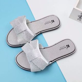 Dép nhựa dẻo kim tuyến