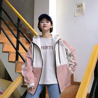 ÁO KHOÁC NAM ÁO KHOÁC NỮ CÓ IN CHỮ Ở CÁNH TAY