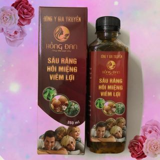 nước súc miệng - đông y hồng đan