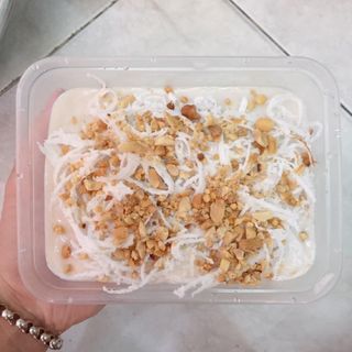 Kem chuối mít hộp lớn