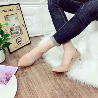 Giày gót trong bit mui
