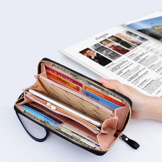 Ví Nữ Cầm Tay Dáng Dài Khóa Kéo Tiện Dụng D8270 Kèm Ảnh Thật