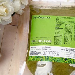 Bột trà xanh Milaganics gói 100g