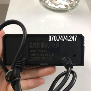 Nguồn 2 dây HÀNG CHUẨN NGUỒN CẤP CCD CHO CAMERA 12V-2A